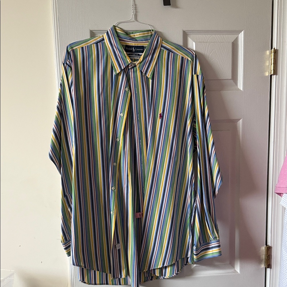 Ralph Lauren Multicolor Striped Shirt classic fit